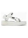 Palm Angels White Suicoke Edition Depa Sandals In White
