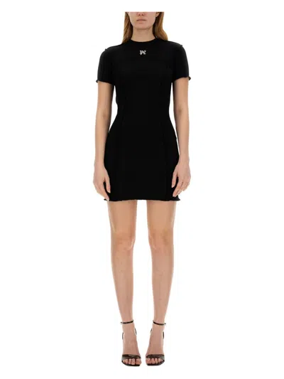 PALM ANGELS WOMEN'S DRESS WITH LOGO