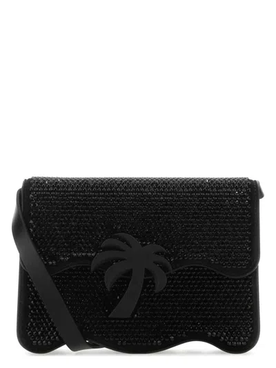Palm Angels Women's Embellished Suede Palm Beach Crossbody Bag