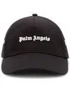 Palm Angels Women's Embroidered Cap In Black In Black