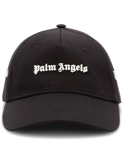 Palm Angels Women's Embroidered Cap In Black