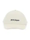 Palm Angels Classic Logo Cotton Baseball Cap In Neutro