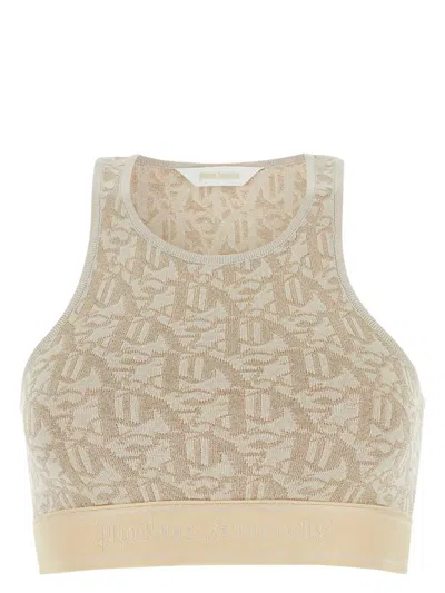PALM ANGELS WOMEN'S EMBROIDERED VISCOSE BLEND TOP