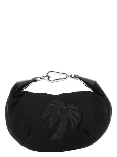 Palm Angels Women's Fabric Big Palm Handbag In Black