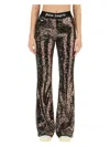 Palm Angels Pant With Sequins In Multicolour