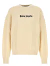 Palm Angels Ivory Stretch Wool Blend Sweater