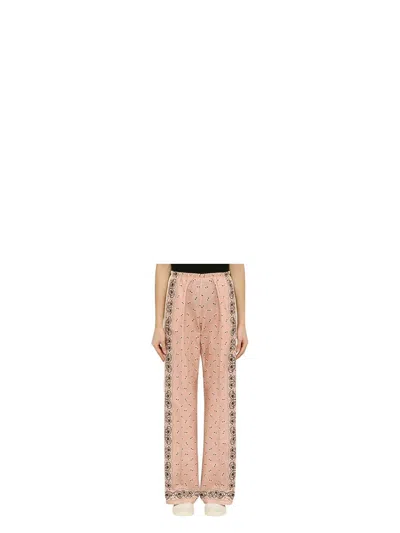 PALM ANGELS WOMEN'S LINEN BLEND PANT