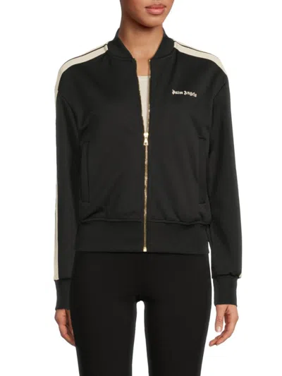 Palm Angels Women's Logo-stripe Zip-front Track Jacket In Multi