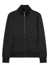 Palm Angels Curved Logo Track Jacket In Black