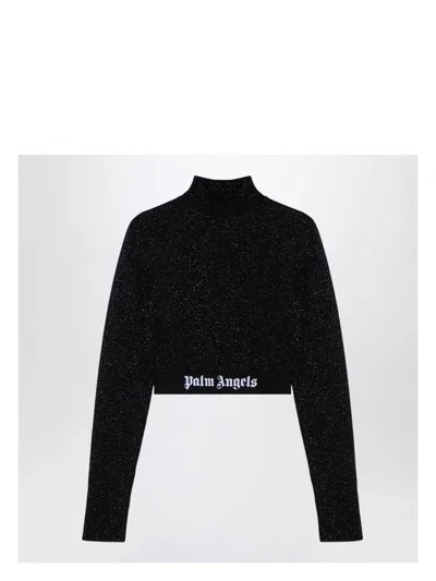 PALM ANGELS WOMEN'S LUREX VISCOSE BLEND JUMPER SWEATER