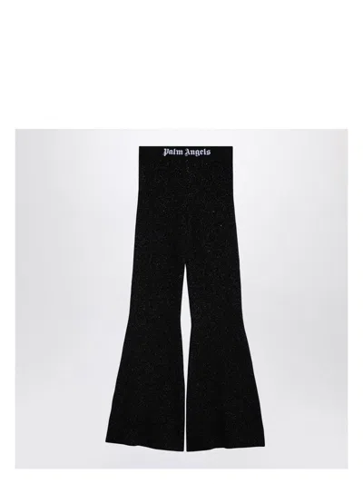 PALM ANGELS WOMEN'S LUREX VISCOSE BLEND TROUSERS