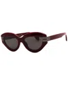 Palm Angels Women's Miracle2507 53mm Sunglasses In Burgundy