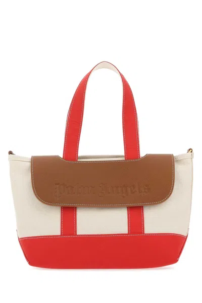 Palm Angels Women Multicolor Canvas Handbag In 2560