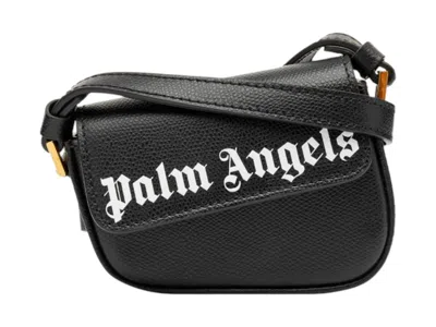 Pre-owned Palm Angels Women's  Crash Mini Bag In Black White