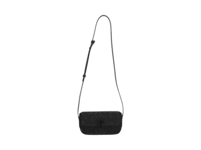 Pre-owned Palm Angels Women's  Logo Phone Bag In Black
