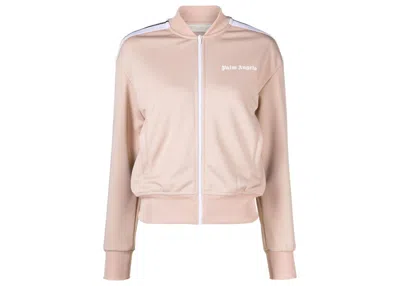 Pre-owned Palm Angels Women's  Logo Print Bomber Jacket In Pink