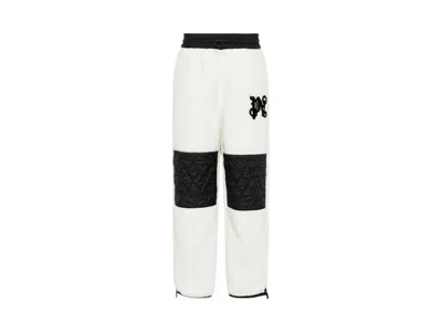 Pre-owned Palm Angels Women's  Monogram Cozy Ski Pant In White