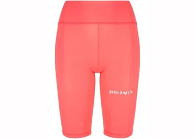 Pre-owned Palm Angels Women's  Side Stripe Cycling Shorts In Peach