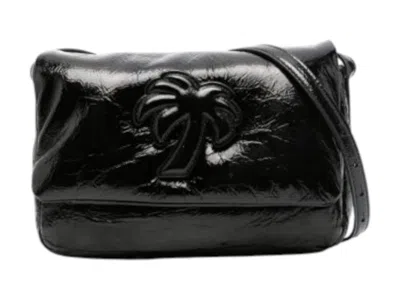 Pre-owned Palm Angels Women's  Soft Palm Bridge Bag In Black