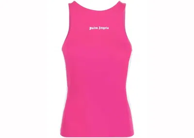 Pre-owned Palm Angels Women's  Track Active Tank Top In Pink