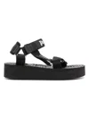 Palm Angels Women's Platform Sandals In Black