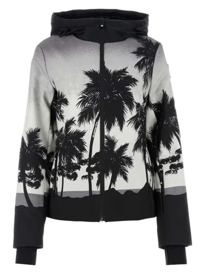 PALM ANGELS WOMEN'S POLYESTER PALM SKI JACKET