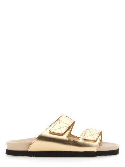 PALM ANGELS WOMEN'S SANDAL WITH LOGO