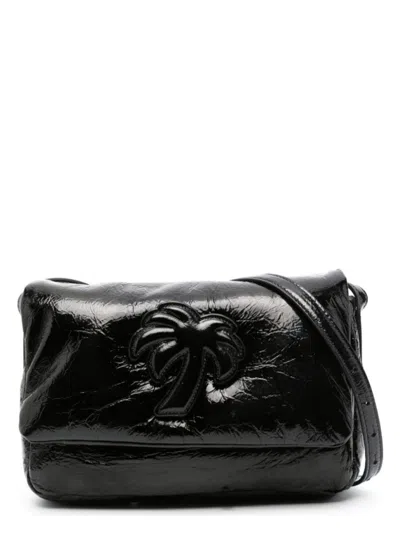 PALM ANGELS WOMEN'S SOFT PALM BRIDGE LOGO SHOULDER BAG