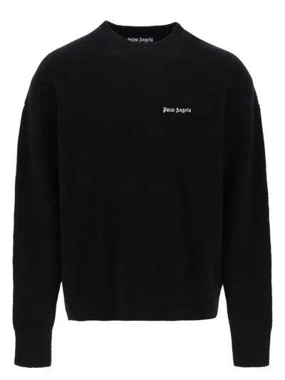PALM ANGELS WOMEN'S STRETCH WOOL BLEND SWEATER