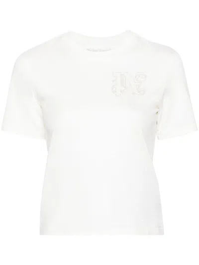Palm Angels Women's T-shirts And Polos In White