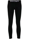Palm Angels Classic Logo Leggings In Black