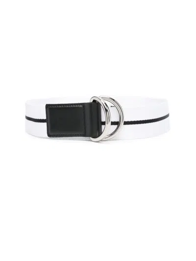 Palm Angels Women's Venice Track Tape Belt In White