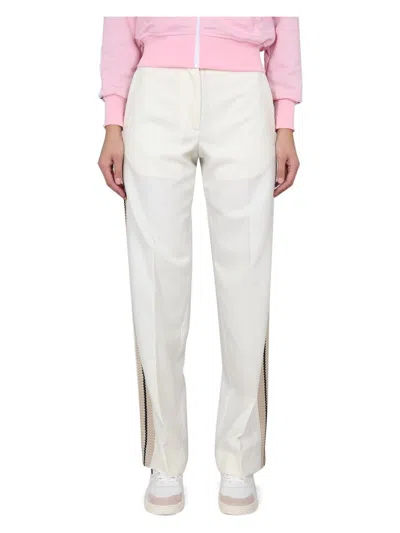 PALM ANGELS WOMEN'S WOOL PANTS
