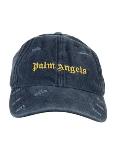 Pre-owned Palm Angels Womens Hat W/tags In Blue
