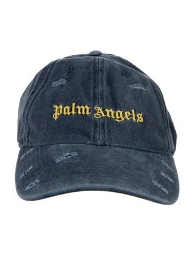 Pre-owned Palm Angels Womens Hat W/tags In Blue