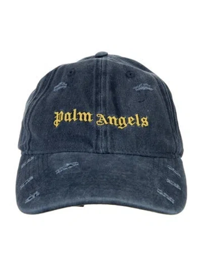 Pre-owned Palm Angels Womens Hat W/tags In Blue