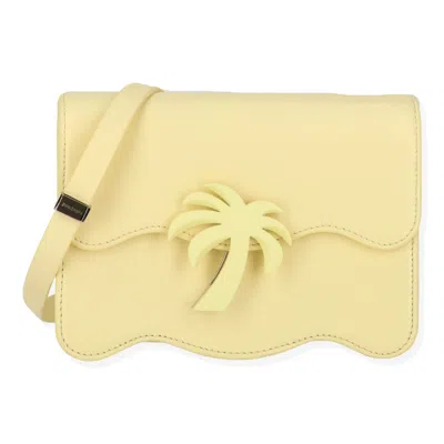 Palm Angels Palm-motif Shoulder Bag In Yellow