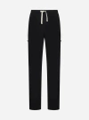 PALM ANGELS WOOL-BLEND LOOSE-FIT TROUSERS