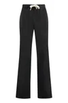 Palm Angels Men's Wool Blend Trousers In Black