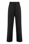 PALM ANGELS WOOL BLEND TROUSERS