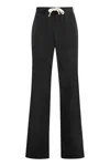 Palm Angels Men's Wool Blend Trousers In Black