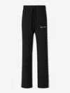 Palm Angels Logo-embroidered Knitted Trousers In Black
