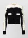 Palm Angels Logo-intarsia Wool Zip Cardigan