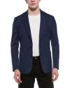 Palm Angels Wool-blend Blazer In Blue