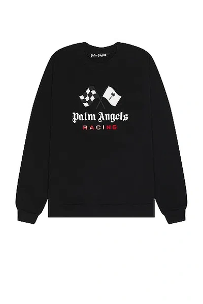 Palm Angels X Formula 1 Racing Sweater In Black  White  & Red