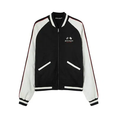 Pre-owned Palm Angels X Haas Moneygram F1 Team Racing Souvenir Jacket 'black/white/red' | Multi-color | Men's