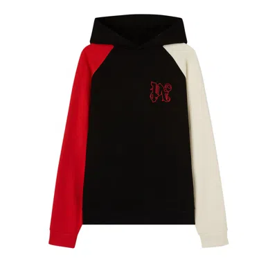 Pre-owned Palm Angels X Haas Moneygram Racing Hoodie 'black/red/white' | Multi-color | Men's Size M