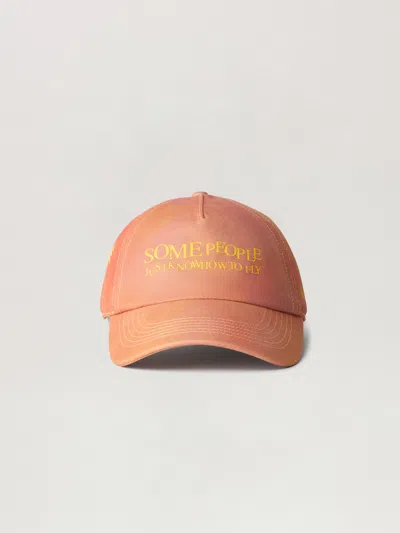 Palm Angels X Hï Ibiza Tie-dye Cap In Pink