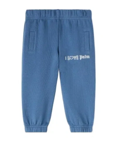 Palm Angels X Keith Haring Elastic Waist Sweatpants In Blue