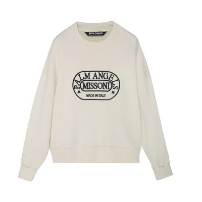 Pre-owned Palm Angels X Missoni Heritage Crew 'off White' | Cream | Men's Size S
